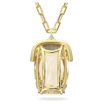 Harmonia pendant, Oversized crystal, Gold tone, Gold-tone plated - Swarovski, 5646685