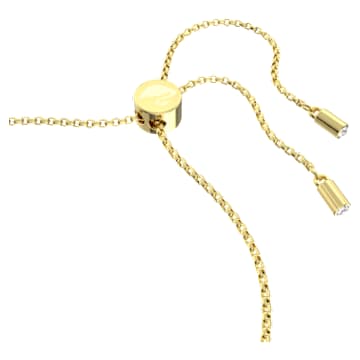 Further bracelet, Interlocking loop, White, Gold-tone plated - Swarovski, 5646737