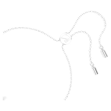 Lifelong Bow bracelet, Bow, White, Rhodium plated - Swarovski, 5646738
