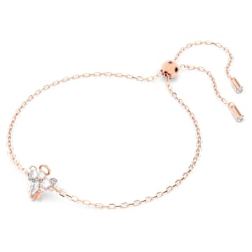 Magic 手链, 天使, 白色, 镀玫瑰金色调 - Swarovski, 5646740