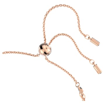 One bracelet, Mixed cuts, Heart, Pink, Rose gold-tone plated - Swarovski, 5646747
