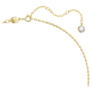 Swarovski Iconic Swan pendant, Swan, Medium, Yellow, Gold-tone plated - Swarovski, 5647553