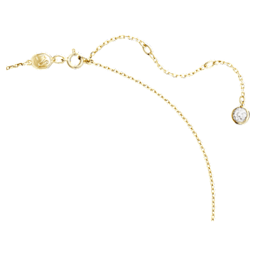 Swarovski Iconic Swan pendant, Swan, Medium, Red, Gold-tone plated - Swarovski, 5647871