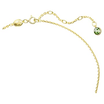 Chroma pendant, Octagon cut, Multicolored, Gold-tone plated - Swarovski, 5648446