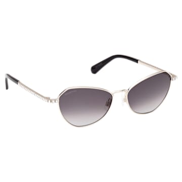 Sunglasses, Gradient tint, SK0386 32B, Black - Swarovski, 5649033
