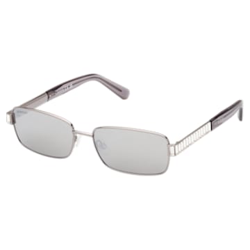 Sunglasses, Mirror, SK0389 14C, Silver tone - Swarovski, 5649036