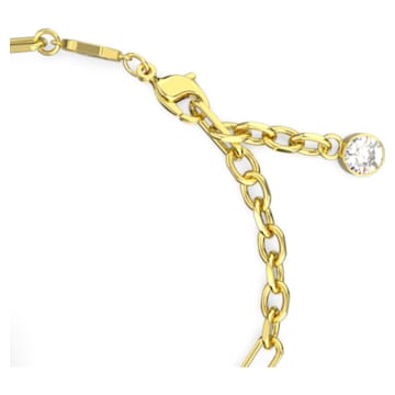 Zodiac 手链, 水瓶座, 金色, 镀金色调 - Swarovski, 5649063