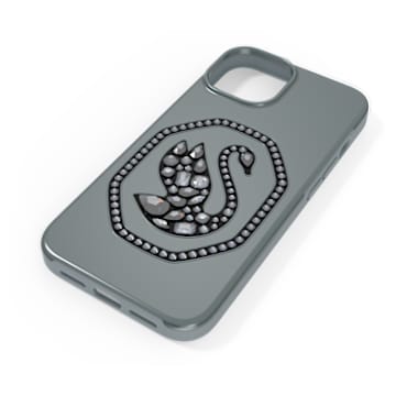 Smartphone 套, 天鹅, iPhone® 14, 黑色 - Swarovski, 5649840