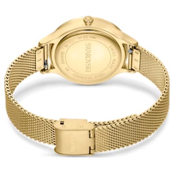 Octea Nova watch, Swiss Made, Metal bracelet, Gold tone, Gold-tone finish - Swarovski, 5649993