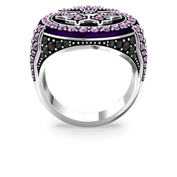 Black Panther © MARVEL ring, Black Panther, Purple, Rhodium plated - Swarovski, 5650877