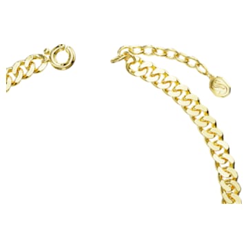 Chroma 束颈项链, 混合切割, 流光溢彩, 镀金色调 - Swarovski, 5651288