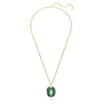 Chroma pendant, Mixed cuts, Large, Multicolored, Gold-tone plated - Swarovski, 5651293