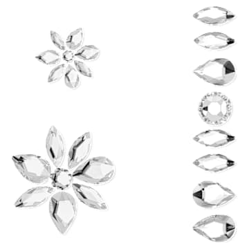 Body jewel set, Mixed cuts, White - Swarovski, 5651981