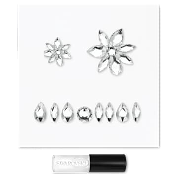 Body jewel set, Mixed cuts, White - Swarovski, 5651981