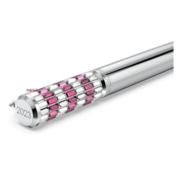 Celebration 2023 ballpoint pen, Star, Pink, Chrome plated - Swarovski, 5653398