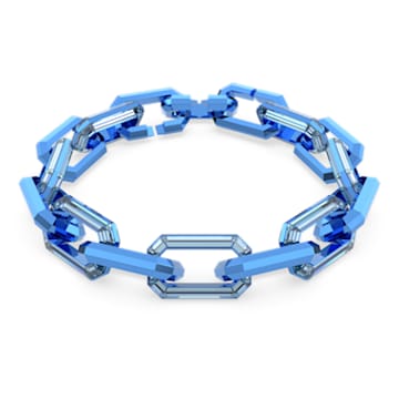 Lucent necklace, Statement, Blue - Swarovski, 5657670