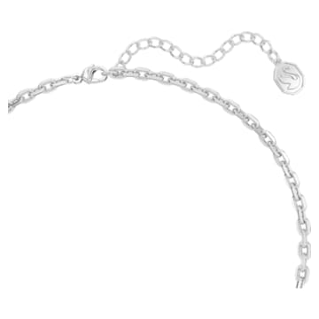 Fashion Swan pendant, Swan, White, Rhodium plated - Swarovski, 5661344