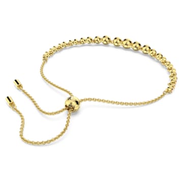 Emily bracelet, Mixed round cuts, Gold tone, Gold-tone plated - Swarovski, 5663395